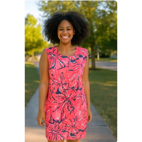 Lilly Pulitzer Dresses & Skirts - Lilly Pulitzer Womens Flirty Engineered Iona Dress Resort Flirty Pink M Medium